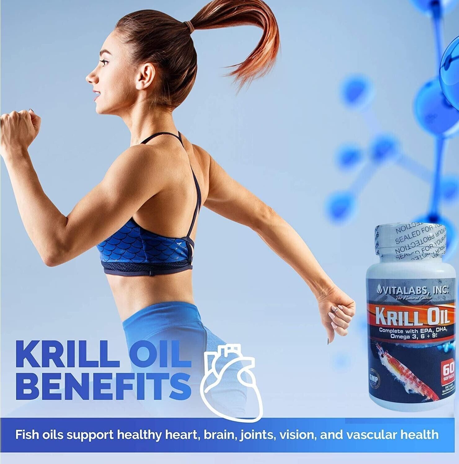 2 Krill Oil EPA DHA Omega 3 6 9 Joints Heart Gut Bone Health Immune System Aid eBay
