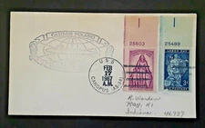 1967 USS Canopus AS 34 To Ray IN Casimir Pulaski SSBN 633 Illustrated Cover