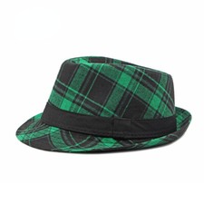 Cappello Secchiello Uomo Vintage Tartan Plaid In Poliestere One Size