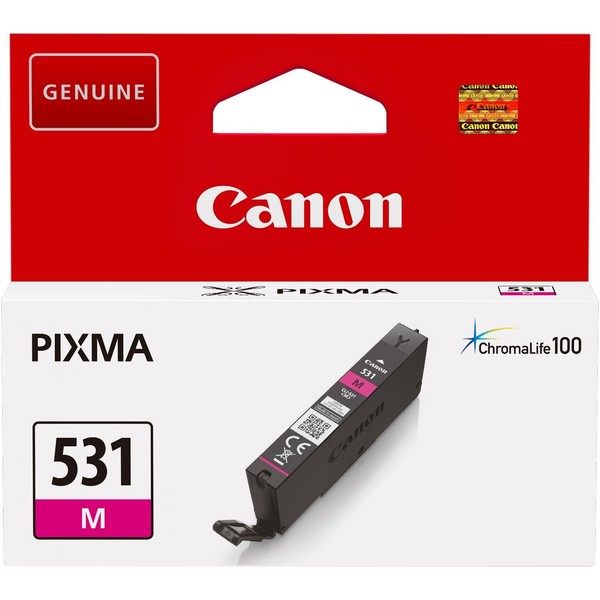 Canon Original CLI-531M Patronen FüR Pixma Ts 8750 Ts 8751 Magenta (6120C001)-image