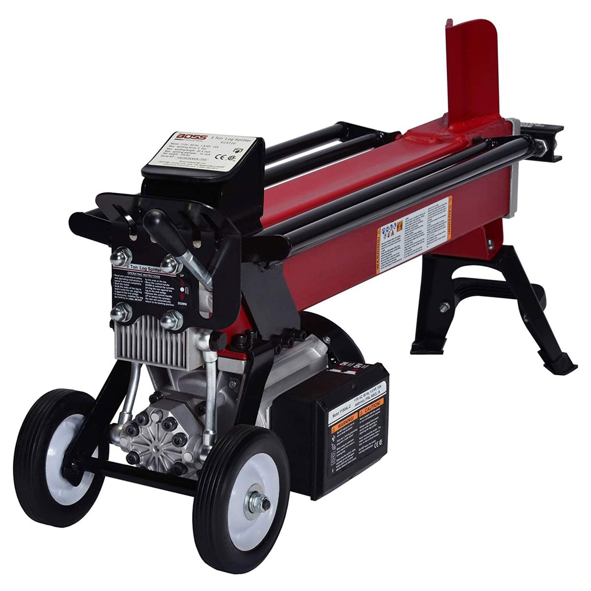 Boss Industrial 5 Ton Lightweight Portable Hydraulic Electric Home Log  Splitter 853676004083 | eBay