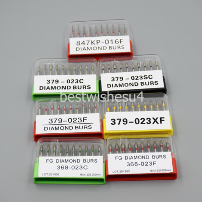 Fraises Diamantées Dentaires FG 368/023C 379/023 Forme œuf Pour Haute Vitesse - Marque Lanjing