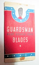 Rare/Vintage Guardsman DE Razor Blade Sold by Schulte Cigar Stores