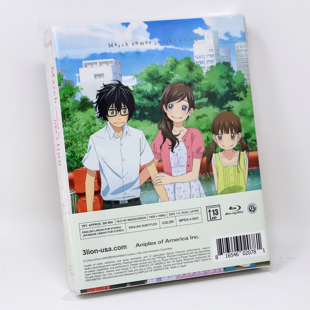 March Comes In Like a Lion Volume 1 Anime Blu-ray (3-gatsu no Lion