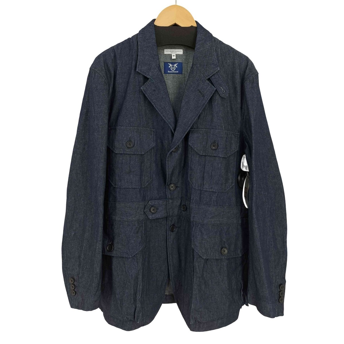 Engineered Garments Men HBH Custom FOLK JACKET-INDUSTRIAL 8oz 