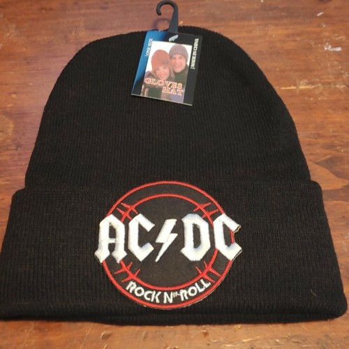 AC/DC Skull Cap Hat AC/DC Rock N Roll 