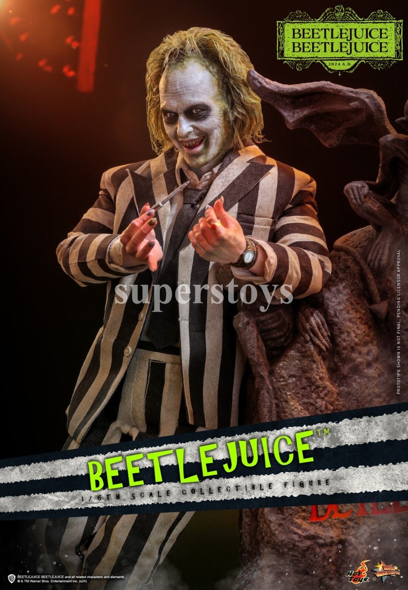 Hot Toys MMS767 1/6 Beetlejuice 2 Michael Keaton Collectible