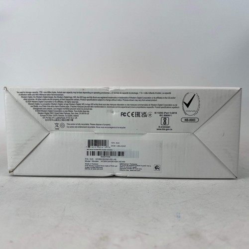 New Western Digital WD Portable My Book 8TB USB-A HDD WDBBGB0080HBK-NEWM - Photo 3/4