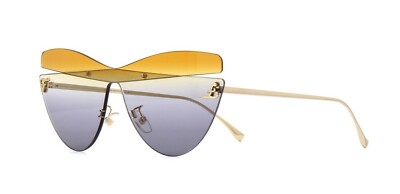 Fendi Karligraphy Cat Eye Sunglasses Fendi Karligraphy Cat-Eye Sunglasses Metal 142963 main image 3