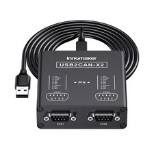 Dual Channels USB to CAN Converter for Raspberry Pi5/4/Pi3B /Pi3/Pi Zero W /J...