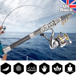 Details about 150 240cm Portable Telescopic Mini Pocket Fishing Rod Pole Metal Reel Travel Details about 150 240cm Portable Telescopic Mini Pocket Fishing Rod Pole Metal Reel Travel