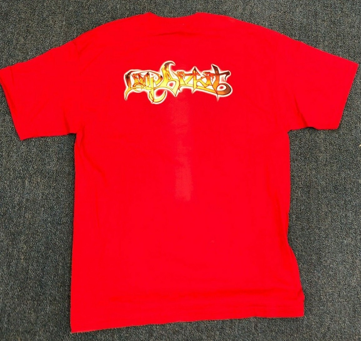 VINTAGE T SHIRT Limp Bizkit RED Giant Merchandising XL Rap