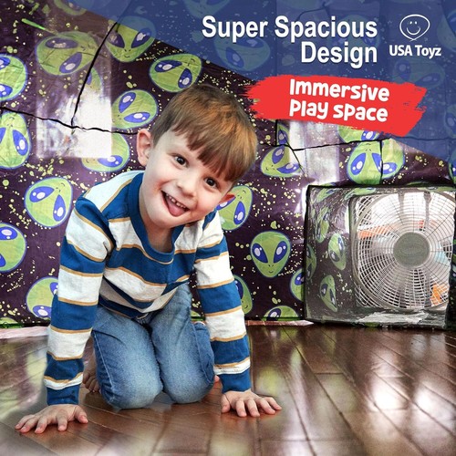 USA Toyz Air Dome Alien Pop Up Zelt für Kinder - schwarz - Bild 4 von 6