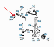 MB C W205 Front Suspension Control Arm Bushing A2053333800