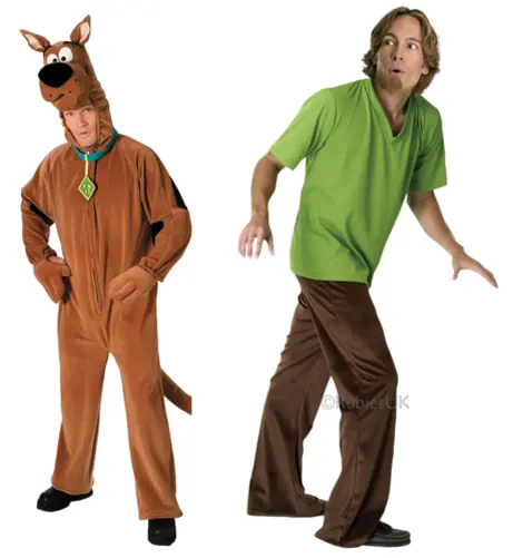 Shaggy and Scooby Licensed Costumes Couples costumes Halloween Fancy Dress