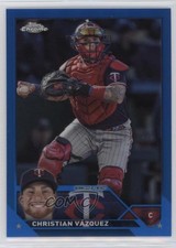 2023 Topps Chrome Update Blue Refractor 70/150 Christian Vazquez Vázquez 0g27