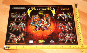 1999 Soul Fighter Rare Vintage Sticker Set for the Sega Dreamcast Console