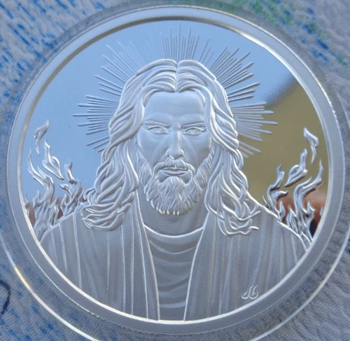 1 oz. 2025 RAPTURE CHRIST Silver Shield Mini-Mintage proof .999 fine silver