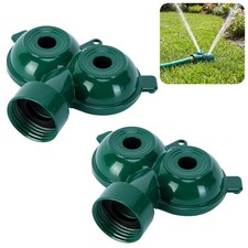 HeavyDuty Twin Spot Sprinkler Metal Dual Circle Garden Water Spray System