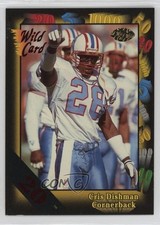 1991 Wild Card 20 Stripe Cris Dishman #143 Rookie RC 05k6. rookie card picture