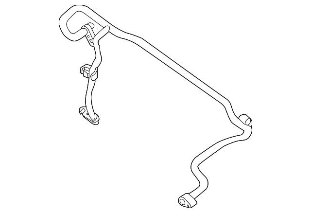 Tubo de línea de retorno de aire acondicionado genuino Nissan Frontier 92450-EA200 Foto 3 de 4