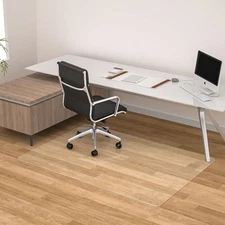 Desk Chair Mat for Hard Floors, 55" x 35" Office Clear 35" x 55" For Hardwood