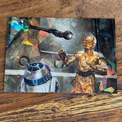 Don't Think They're Going Let Us In 2025 Star Wars Galaxy Chrome ATOMIC /150 #47