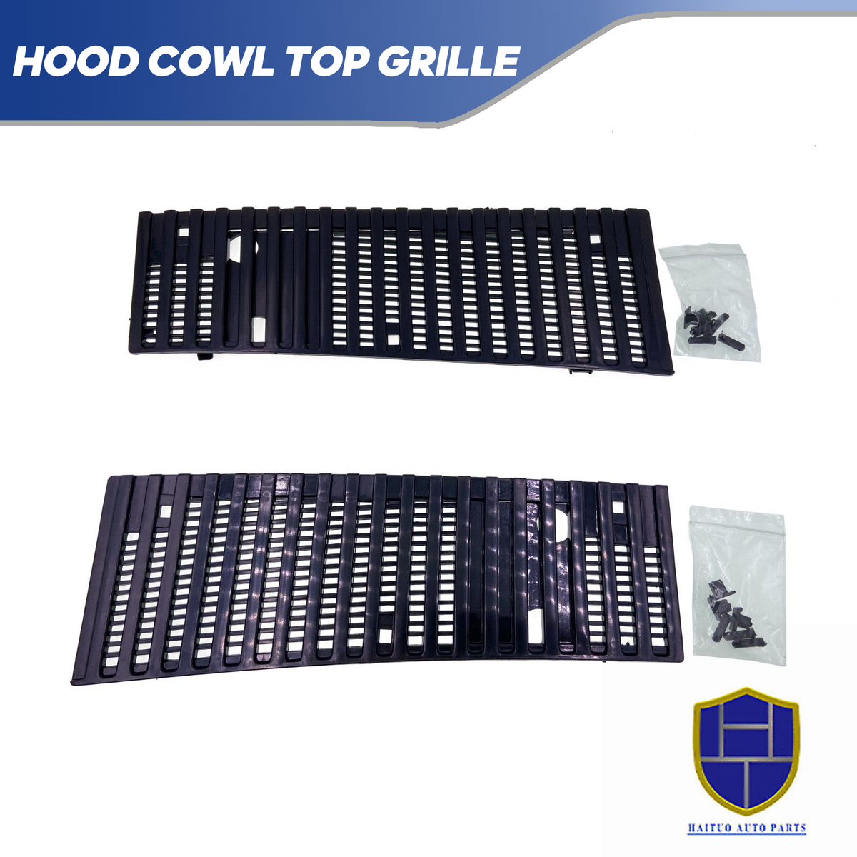 L&R Hood Cowl Top Grille For Nissan Hardbody Navara D21 Pickup