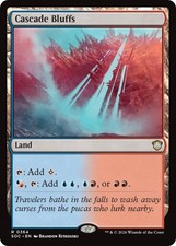 Magic Cascade Bluffs [SOC-Commander: Secrets of Strixhaven-NM-364]