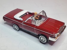 62 CHEVY IMPALA CUSTOM RED  TOP DOWN CONVERTIBLE TJET HO SLOT CAR