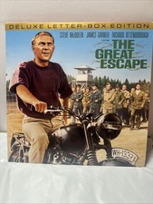 "The Great Escape" Letterbox Laserdisc LD - Steve McQueen