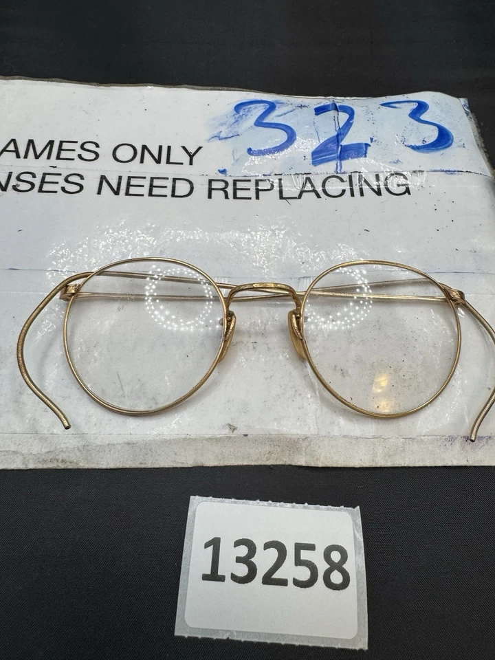 Marcos de gafas American Optical AO 1-10 12K GF rellenos de oro solo vintage Foto 2 de 4