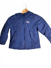 REI Co-op Childs Blue Puffer Jacket with Hood 5/6