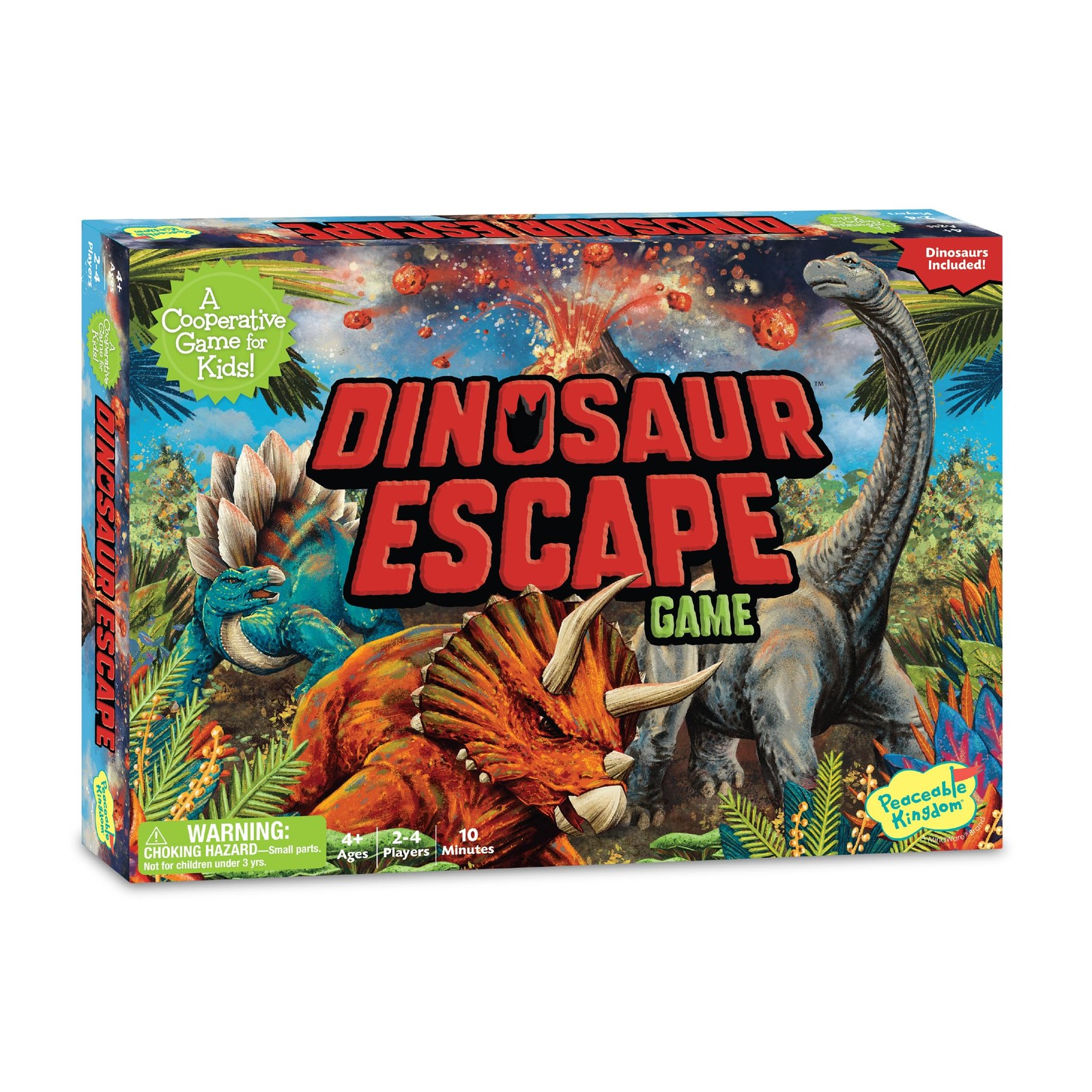 Peaceable Kingdom Dinosaur Escape Award Winning Cooperative Memory Game of Logic 7290₽