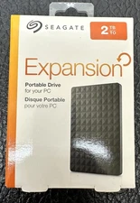 Seagate 2TB Expansion Portable Drive for PC | USB (STEA2000400) New Open Box