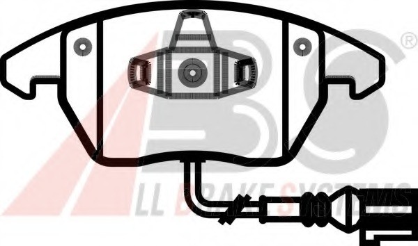 Fits A.B.S. 37414 Brake Pad Set, disc brake  ⭐UK Stock⭐