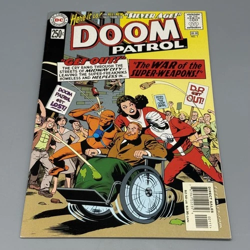 Vintage 2000 DC Comics Silver Age Doom Patrol #1 Comic Book Batman Ad Issue