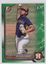 2022 Bowman Draft Green /99 Michael Knorr #BD-120