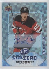 2019-20 Upper Deck Ice Subzero Rookies Blue Auto Jesper Boqvist #SZ-13 Auto 1q2