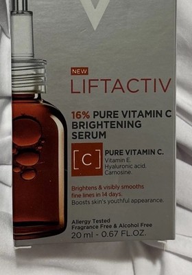 Vichy Liftactiv 16% Pure Vitamin C Brightening Serum 20ml EXP 2027 Sealed Box