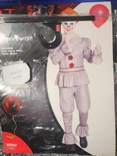 IT Pennywise The Clown Adult Teen Spirit Halloween Costume Cosplay New