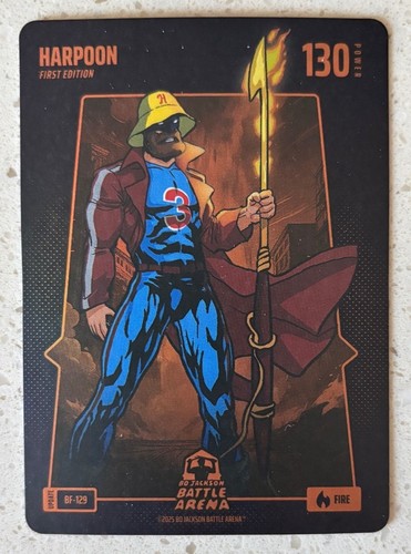 Bo Jackson Battle Arena Update Fire Foil `HARPOON` -Bryce Harper BF-129