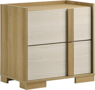 Home Furnishings Hyland Coastal Engineered Wood 2-Drawer Bedroom Nightstand Beds