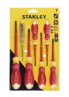 Zestaw WkrĘTakÓW VDE 7SZT 2PZ+4SL+TESTER Stanley