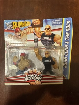NEW Vintage WWE Mattel Rumblers - JOHN CENA & THE ROCK