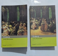 Tolstoj Anna Karenina Garzanti I Grandi Libri 2 Volumi (Nr 9  e 10) Anno 2011