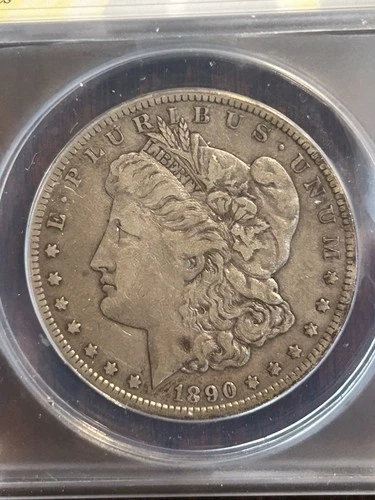 1890 CC MORGAN DOLLAR ANACS VF 30