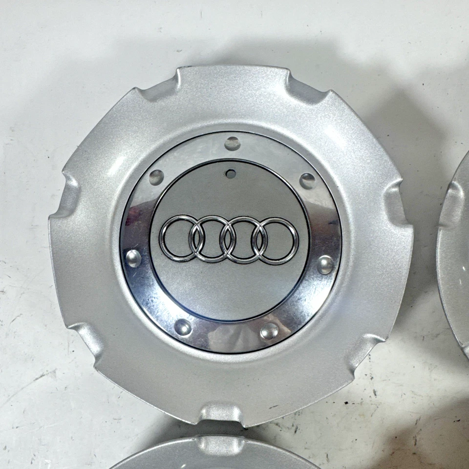 Центральные колпаки колес 07–11 Audi A4 A6 A8 RS4 S4 S6 S8 4 комплекта от оригинального производителя - Изображение 2 из 4