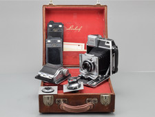 LINHOF Super Technika III 6x9 Camera+3 Lenses+Rollex Roll Film Back+Case+ETC