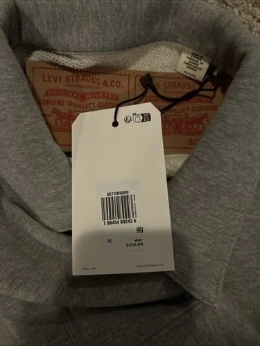 Levi's x BEAMS x Loopwheeler Super Wide Type I Jacket Gray XL image 4
